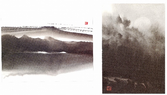 遺作展で配布された絵葉書 遺作展で配布された絵葉書