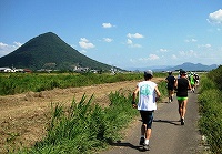 水のない川、土器川