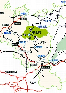 京都・美山町所在地