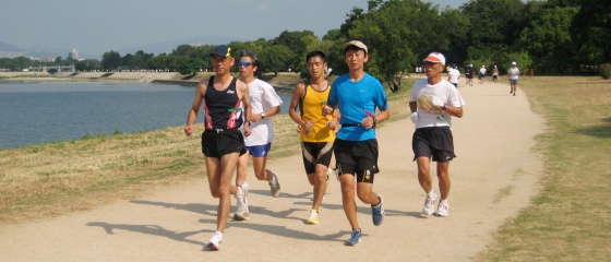 2010年9月月例マラソン風景